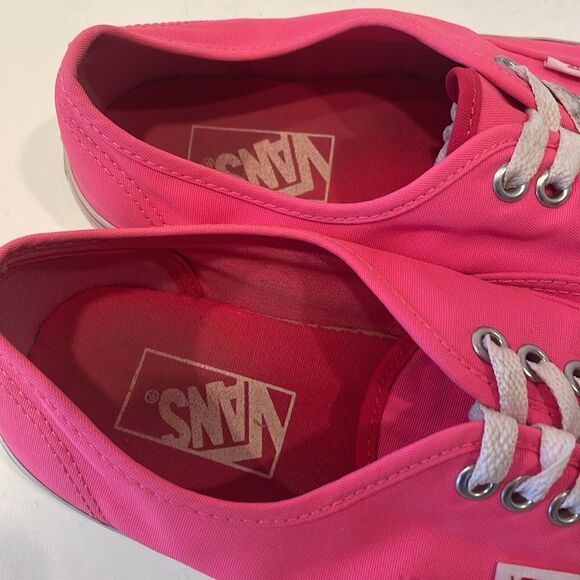 Vans Men’s 6.5/Women’s 8 Hot Pink Low Rise Sneakers - Picture 5 of 8